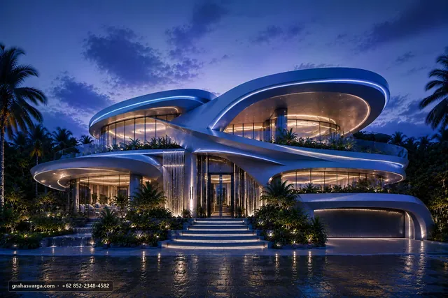 Arsitektur untuk Kabupaten Samosir. — pandangan arsitektur 2